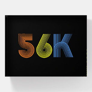 Old School 56k Internet Computer Modem Typography  Paperweight
