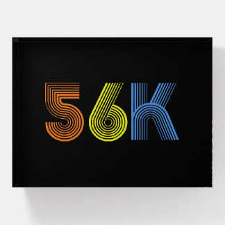 Old School 56k Internet Computer Modem Typography Paperweight