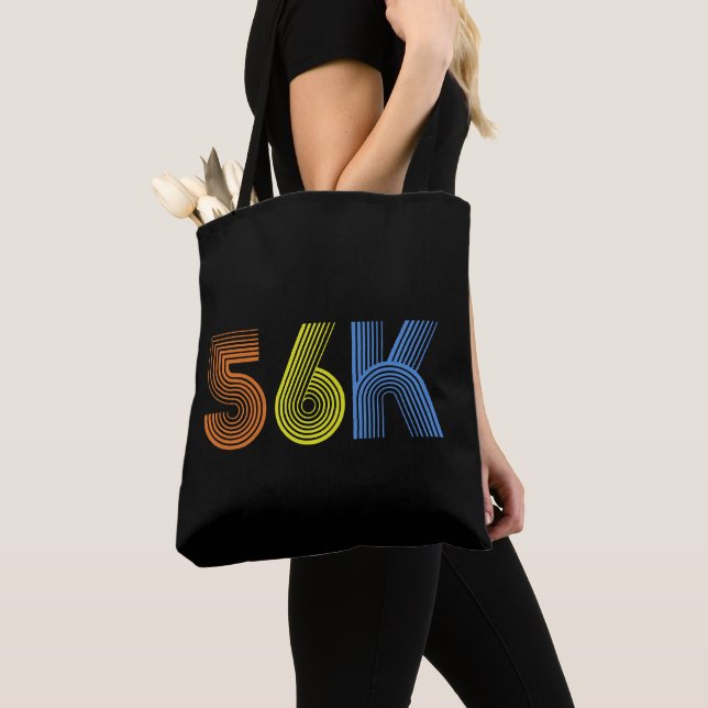 Old School 56k Internet Computer Modem Typography  Tote Bag (Close Up)