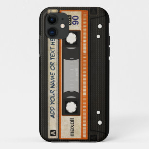 Cassette Case Compatible with iPhone 13 Pro Max Case Vintage Cassette Tape,  Cassette Phone Case Cassette Tape Case Soft Back Cover with Reinforced