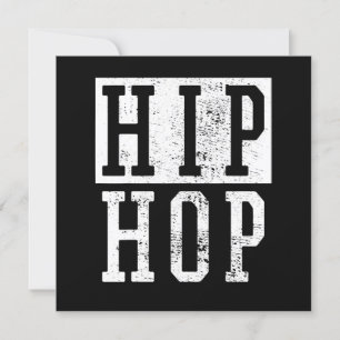 Old School 90s Nineties Hip Hop Rap Damiseta Invitation