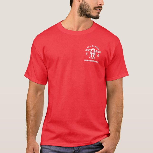 Old School Barbell Club Apparel T-Shirt (Front)