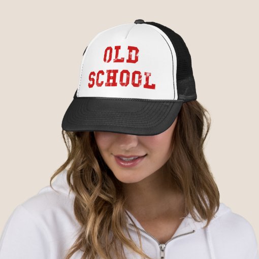 Old School Baseball Cap Oldskool Gifts Zazzle