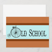 Old School Bicycle Penny Farthing (Front/Back)