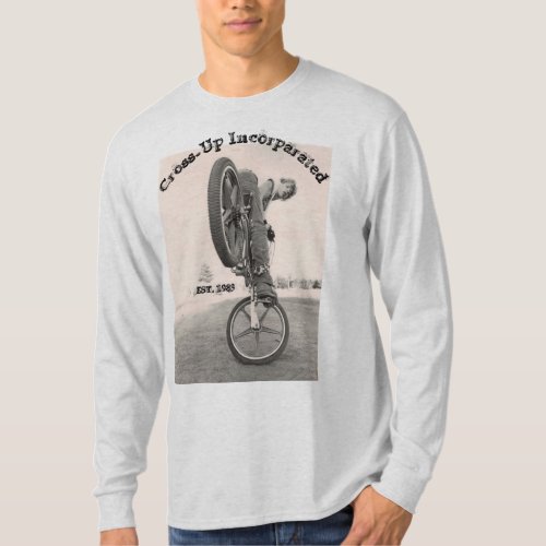 Old school BMX shirt_ Cross up Inc 2 T_Shirt