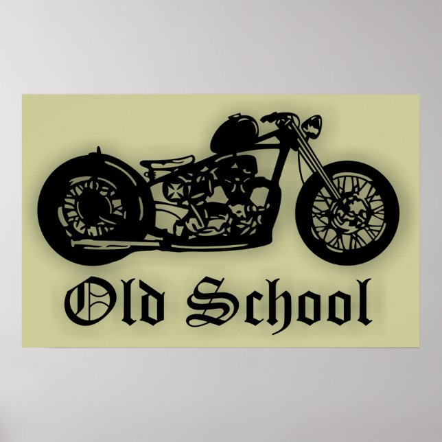 Old School Bobber Poster (Front)