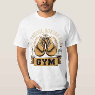 Old School Boxing Club Vintage Gym Design T-Shirt