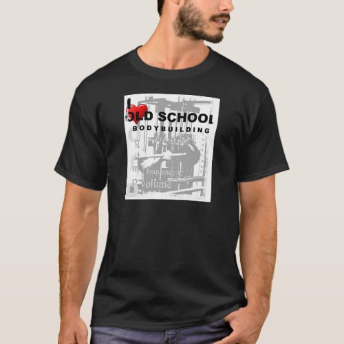 Old school budybuilding sport pop art T_Shirt