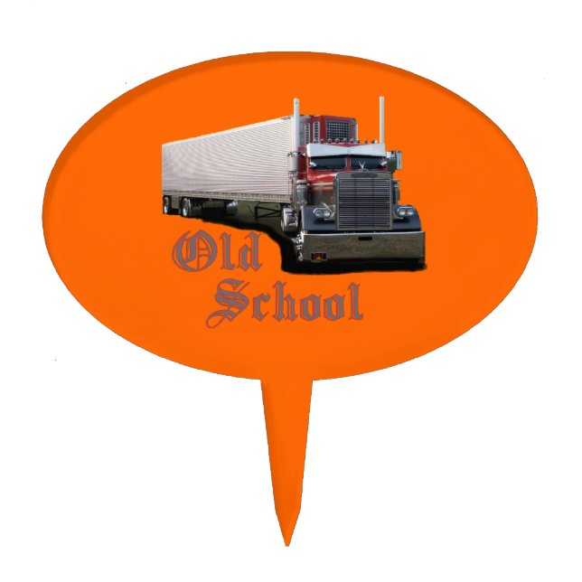 Old School Cake Topper (Front)