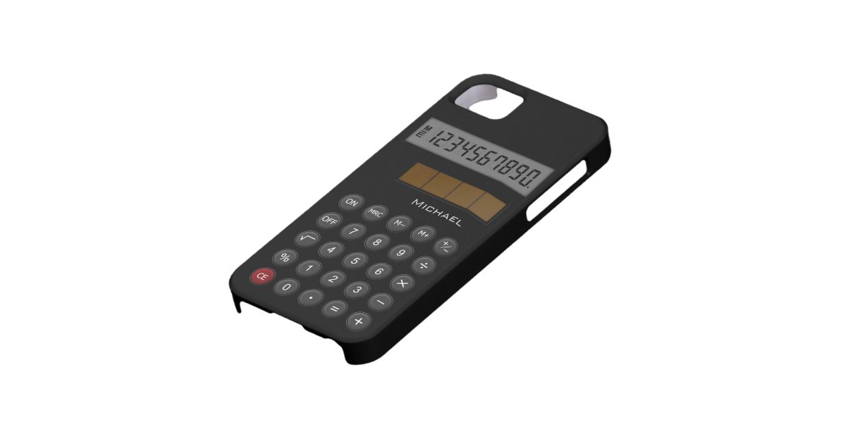 Old School Calculator iPhone SE/5/5s Case Zazzle
