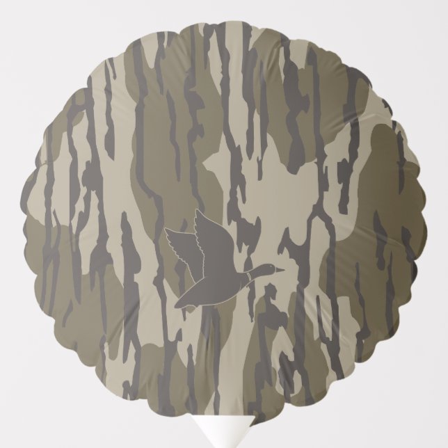 Old School Camo Duck Hunting Balloon (Front)