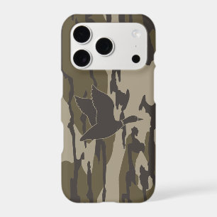 Old School Camo Duck Hunting Bottom Lands iPhone 17 Pro Case