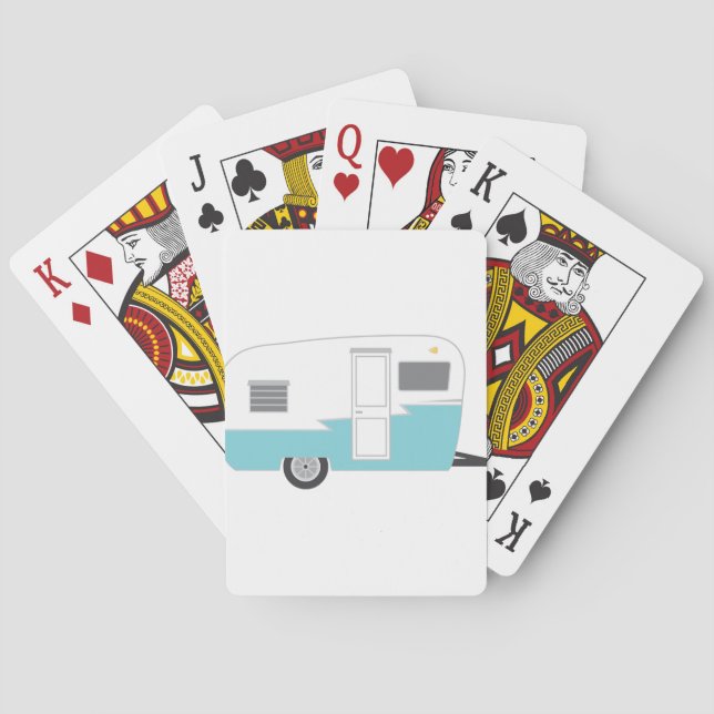 Old School Camper Poker Cards (Back)