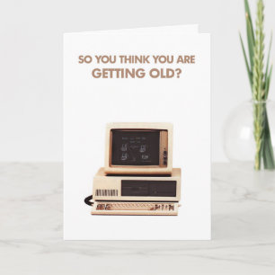 old school card birthday card