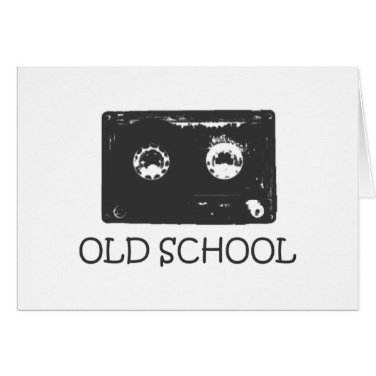 Old School cassette! Cards (Front Horizontal)