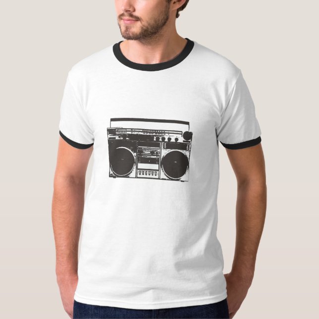Old School Cassette Player T-Shirt (Front)