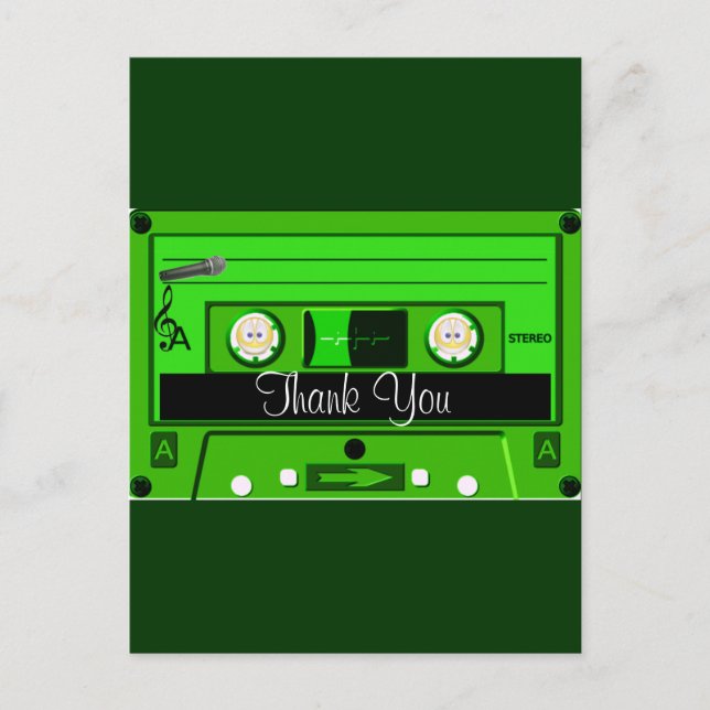 Old School,Cassette_ Postcard (Front)