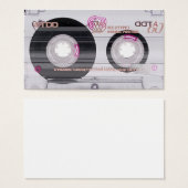 Old school cassette tape (Front & Back)