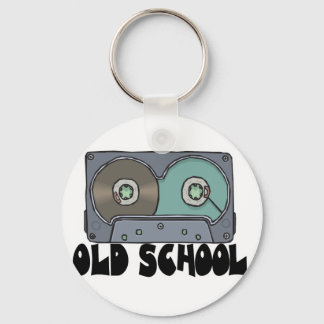 old school cassette tape keychain