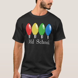 Old School Christmas Tree Lights T-Shirt