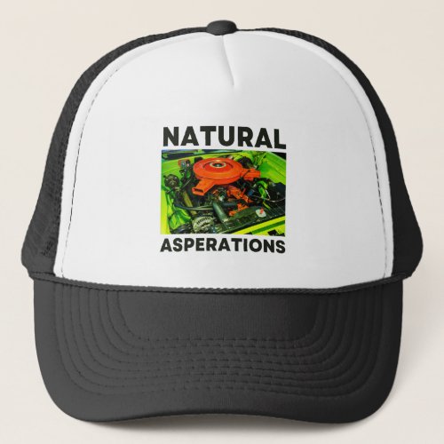 Old School Classic Engines Naturally Aspirated V8 Trucker Hat