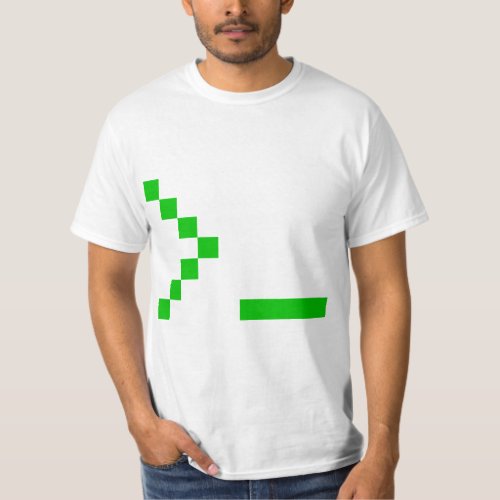 Old School Computer Text Input Prompt  T_Shirt