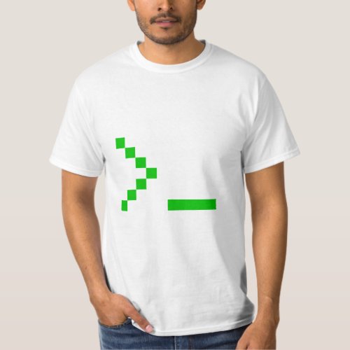 Old School Computer Text Input Prompt  T_Shirt