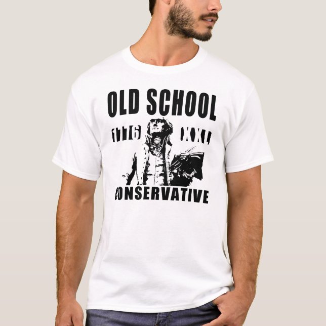 Old School Conservative Jefferson T-shirt (Front)