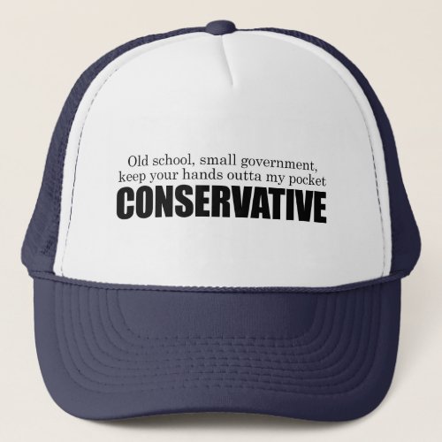 Old School Conservative Trucker Hat