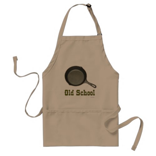 Old School Cook Adult Apron