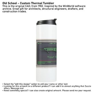 Old School - Custom Thermal Tumbler