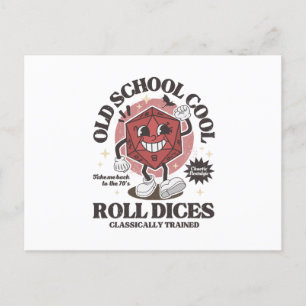 Old school d20 - D&D Holiday Postcard