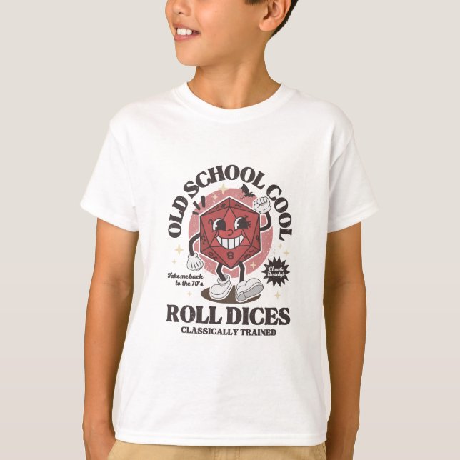 Old school d20 - D&D T-Shirt (Front)