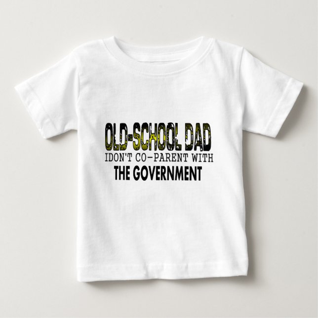 old school Dad Baby T-Shirt (Front)