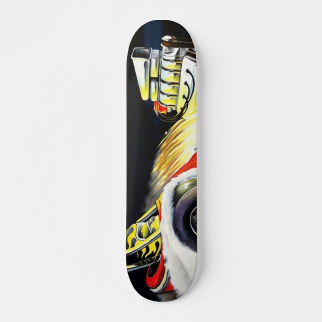 Old School Dragster Skateboard Deck (Front)