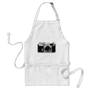 Old School Film Camera Adult Apron