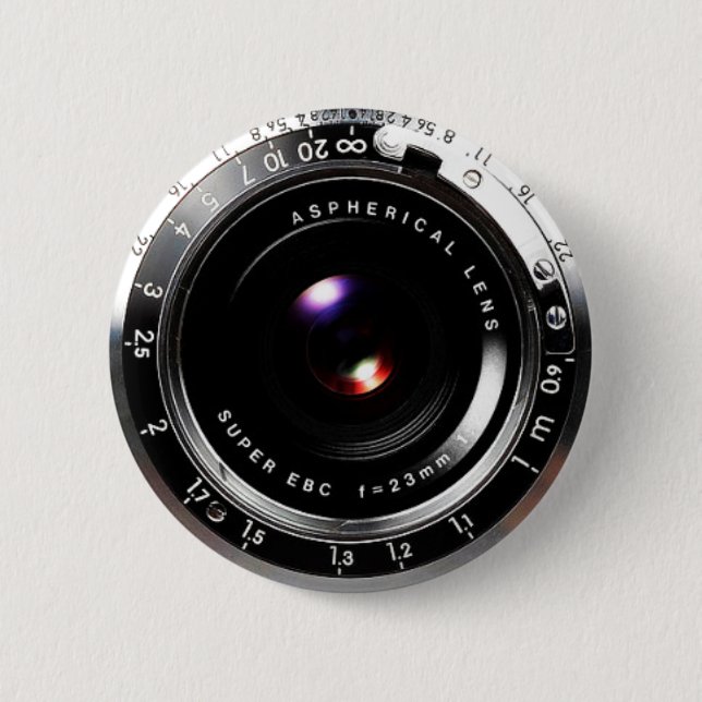 Old School Film Camera Button (Front)