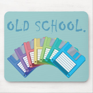 old school floppy disks mouse pad
