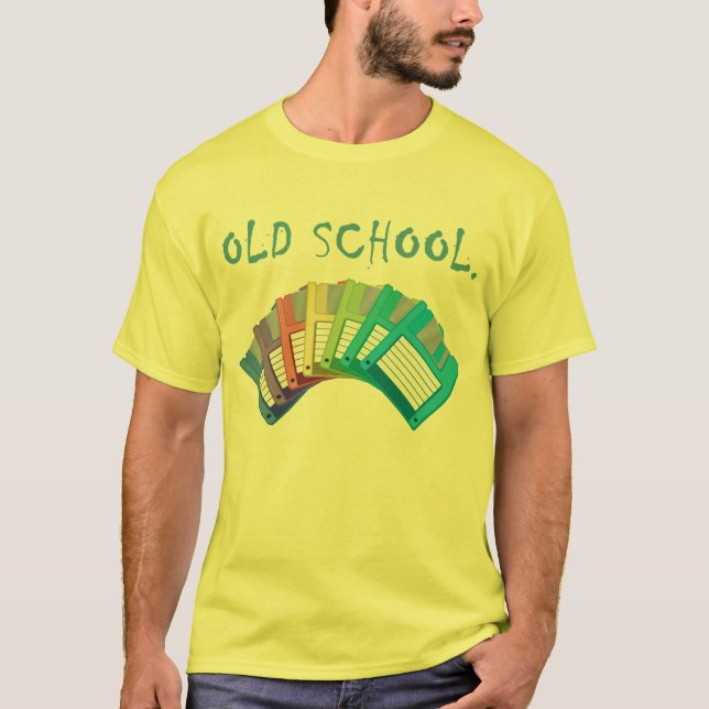 old school floppy disks T-Shirt (Front)