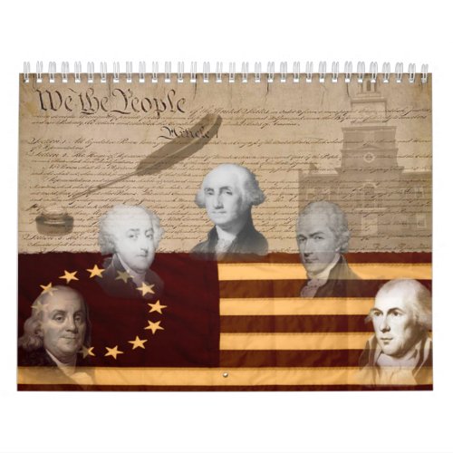 OLD SCHOOL FOUNDING FATHERS CALENDAR