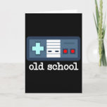 Old School Gamer 80&#39;s Men&#39;s Vintage Retro Video Ga Card