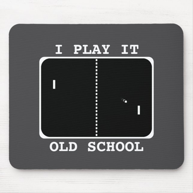 Old School Gamer Mouse Pad (Front)
