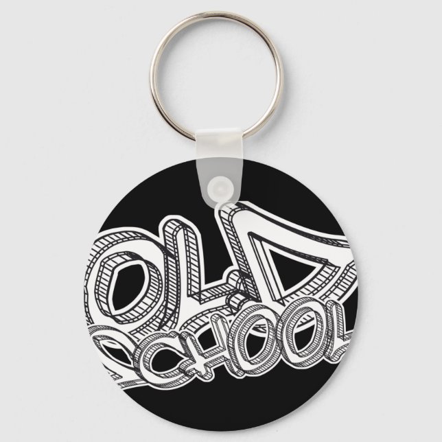 Old School graffiti Keychain (Front)
