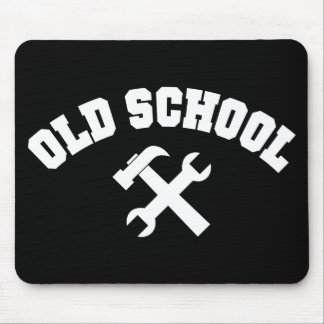 Old School Handyman - Home Repair Tools Craftsman Mouse Pad