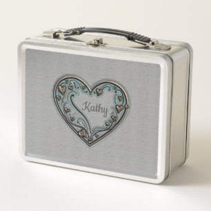 Old School Hearts Lunchbox