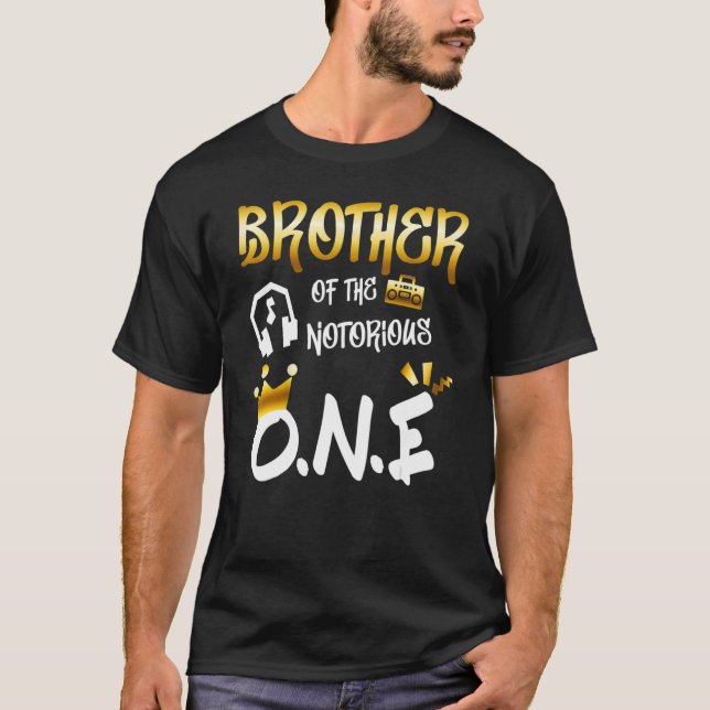 Old School  Hip Hop Brother Of The Notorious One T-Shirt (Front)