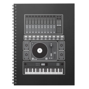 Old School Hip Hop Rap Music Beat Maker DJ Gift Notebook