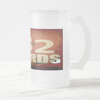 OLD-SCHOOL HIP HOP with NEW SCHOOL RULES Frosted Glass Beer Mug