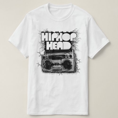 Old School Hiphop Head T_Shirt