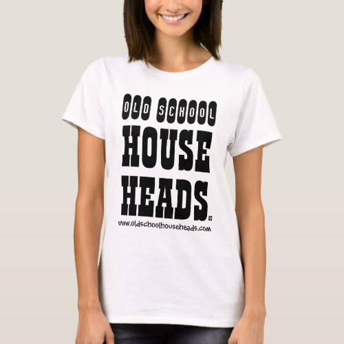 Old School House Heads Lady T Basic T_Shirt